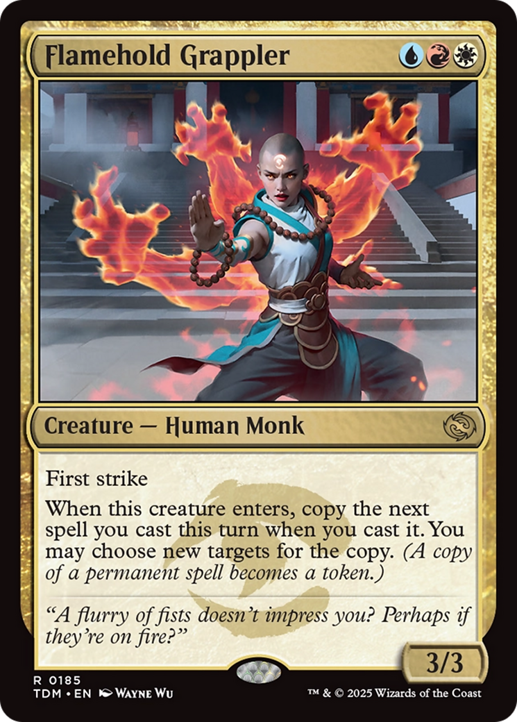 Flamehold Grappler (185) [Tarkir: Dragonstorm]  Foil