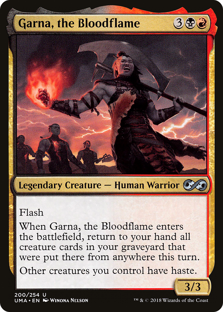Garna, the Bloodflame [Ultimate Masters] Foil