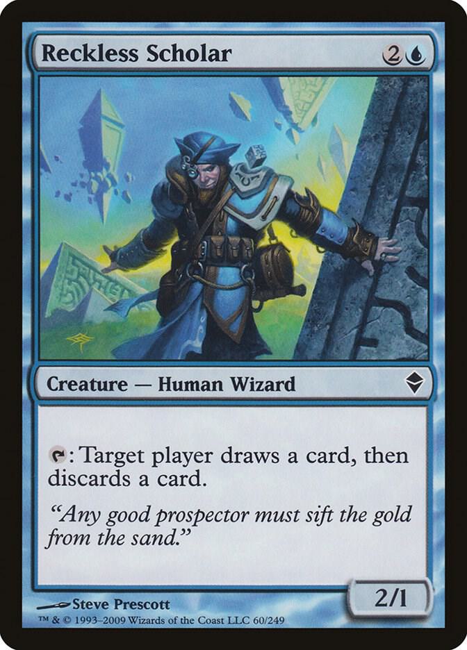 Reckless Scholar 60 (Zendikar) 