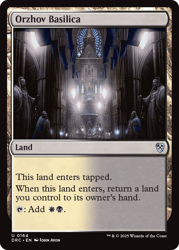 Orzhov Basilica (-164) [Commander: Aetherdrift]