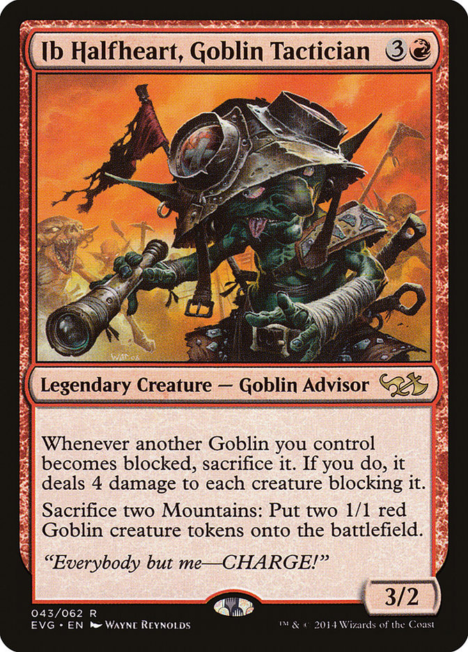 Ib Halfheart, Goblin Tactician 43/62 (Duel Decks: Anthology) 