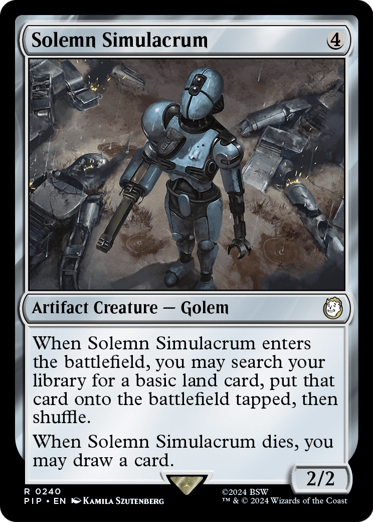 Solemn Simulacrum [Fallout] Foil