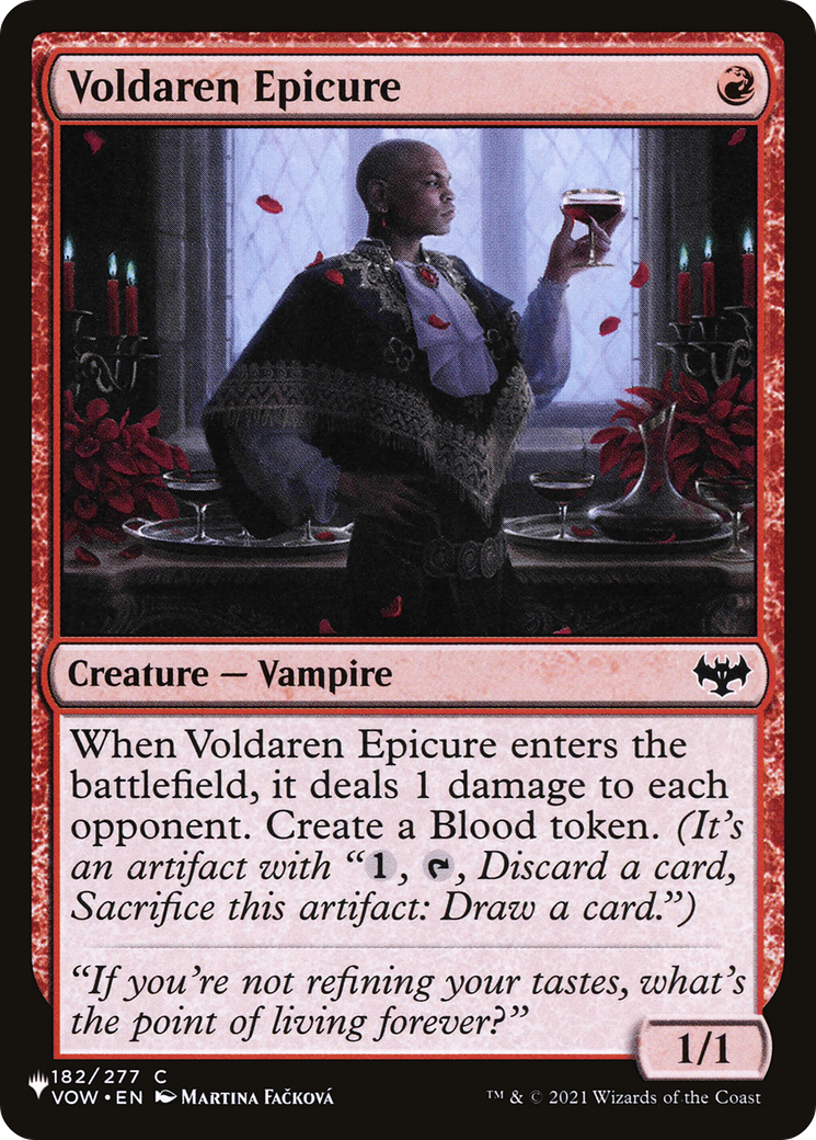 Voldaren Epicure |  (VOW-182) [The List]