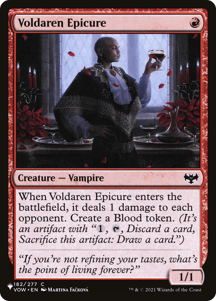 Voldaren Epicure |  (VOW-182) [The List]