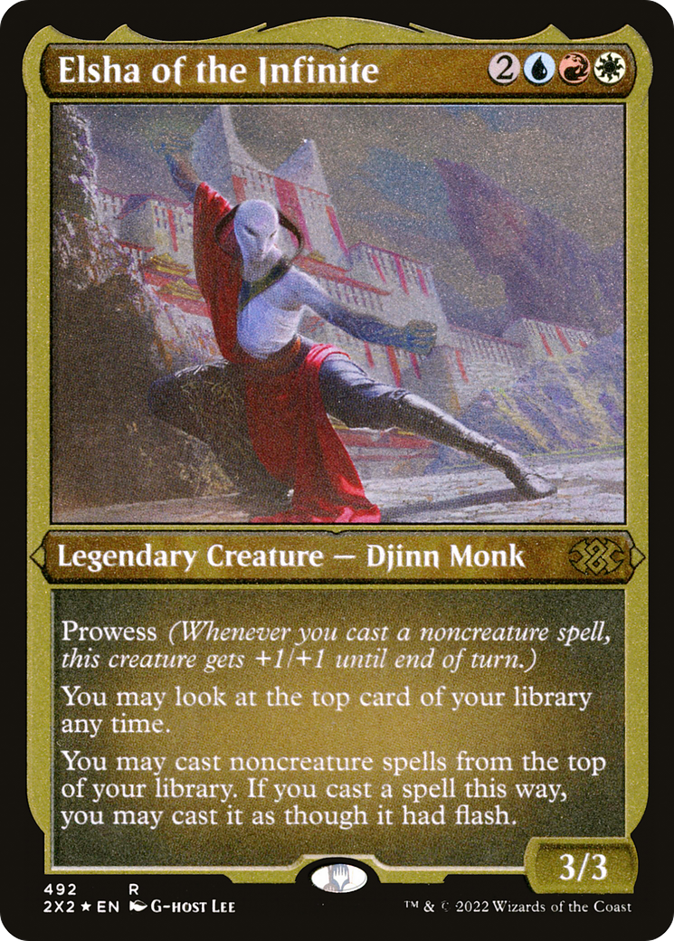 Elsha of the Infinite (Foil Etched) |  Foil (492) [Double Masters 2022]