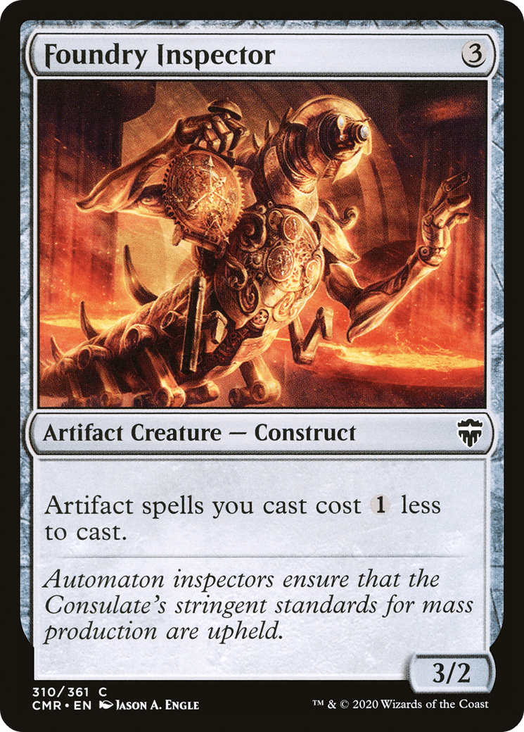 Foundry Inspector [Commander Legends] Foil