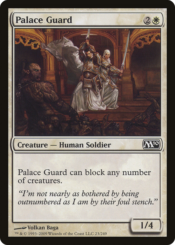 Palace Guard [Magic 2010] Foil