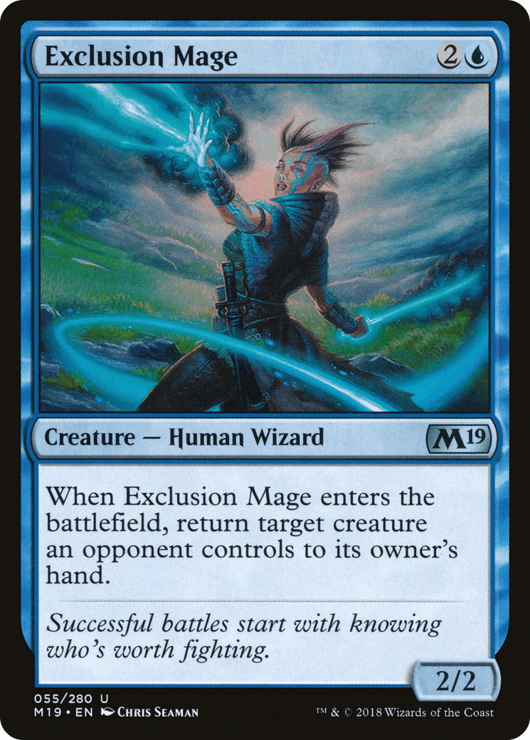 Exclusion Mage [Core Set 2019] Foil