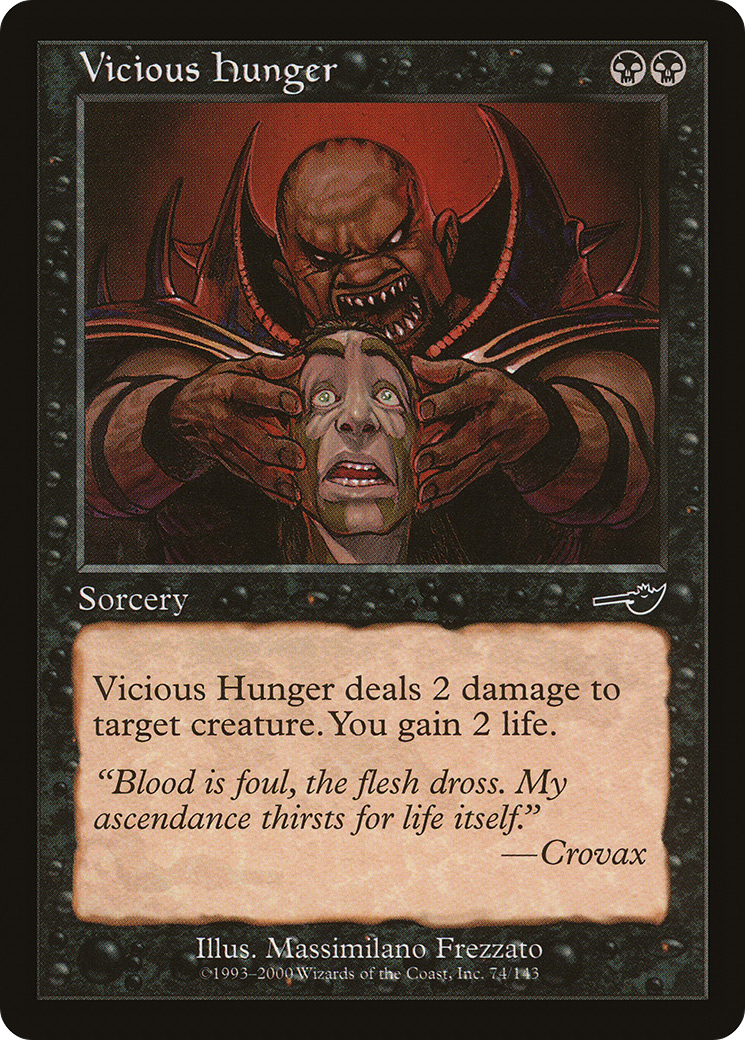 Vicious Hunger [Nemesis] Foil