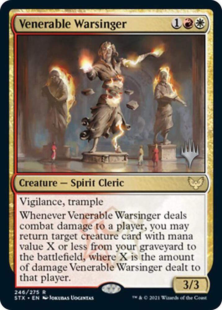 Venerable Warsinger 246p/180 (Promo Pack: Strixhaven) 