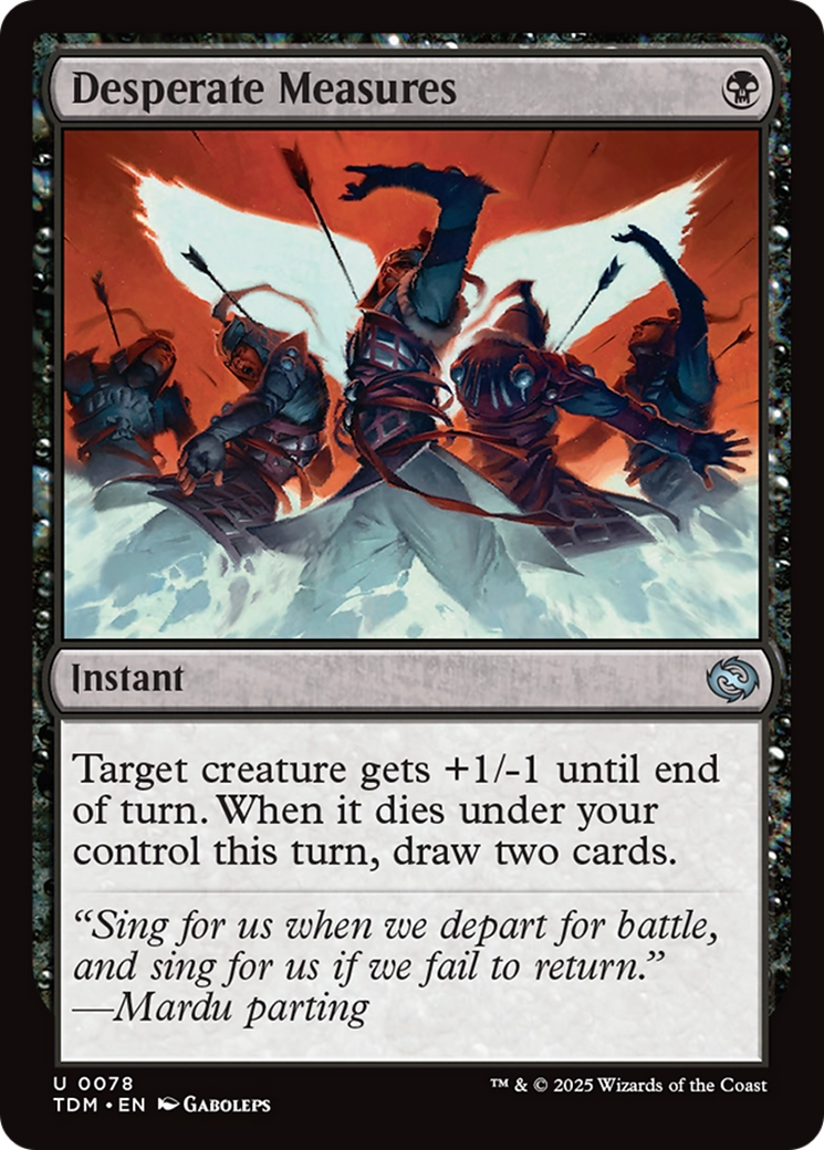 Desperate Measures (078) [Tarkir: Dragonstorm]