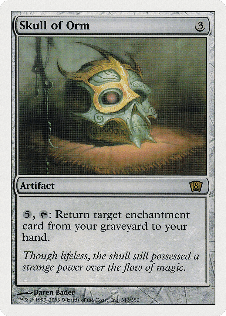 Skull of Orm [Eighth Edition] Foil