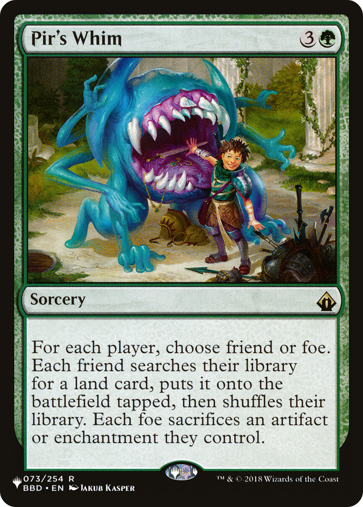 Pir's Whim |  (BBD-73) [The List]
