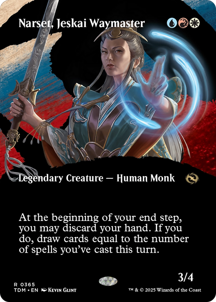 Narset, Jeskai Waymaster (Borderless) (365) [Tarkir: Dragonstorm]