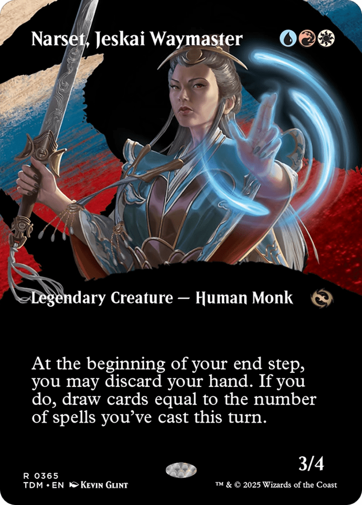 Narset, Jeskai Waymaster (Borderless) (365) [Tarkir: Dragonstorm]  Foil