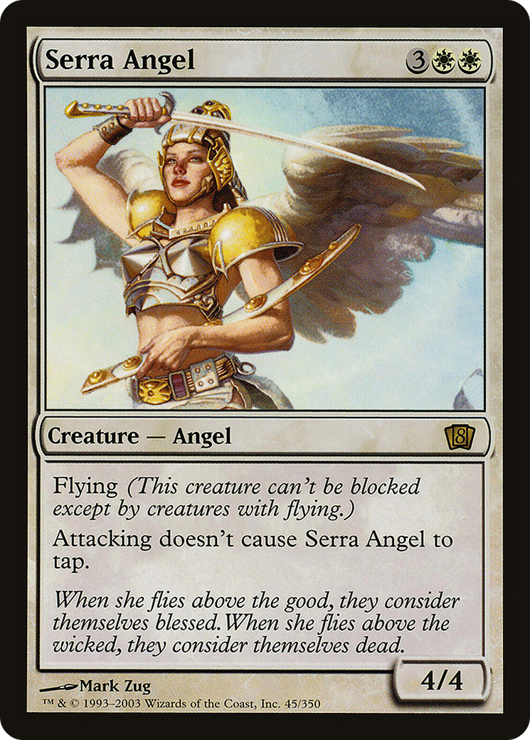 Serra Angel [Eighth Edition] Foil