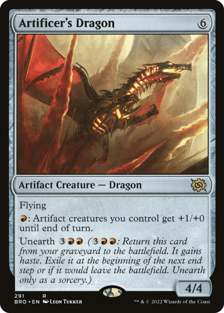 Artificer's Dragon [The Brothers' War] Foil