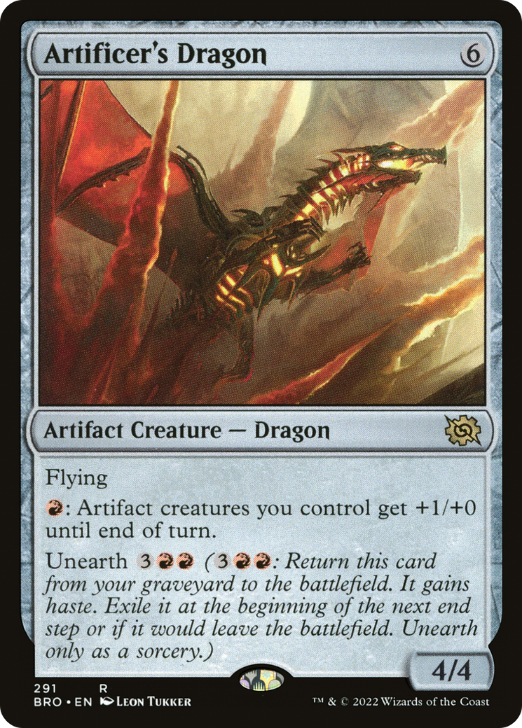 Artificer's Dragon [The Brothers' War] Foil