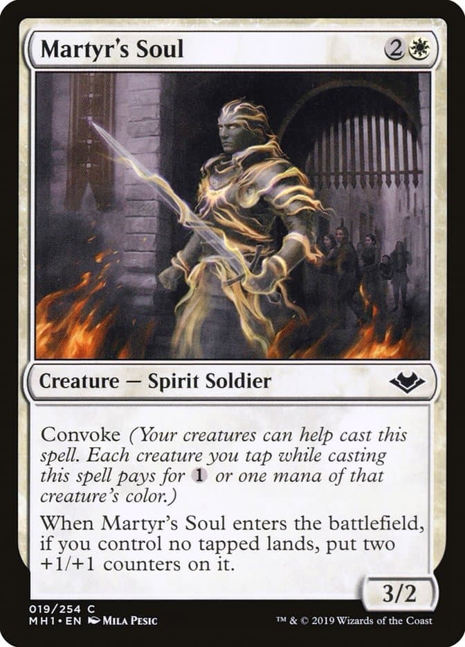Martyr's Soul [Modern Horizons] Foil