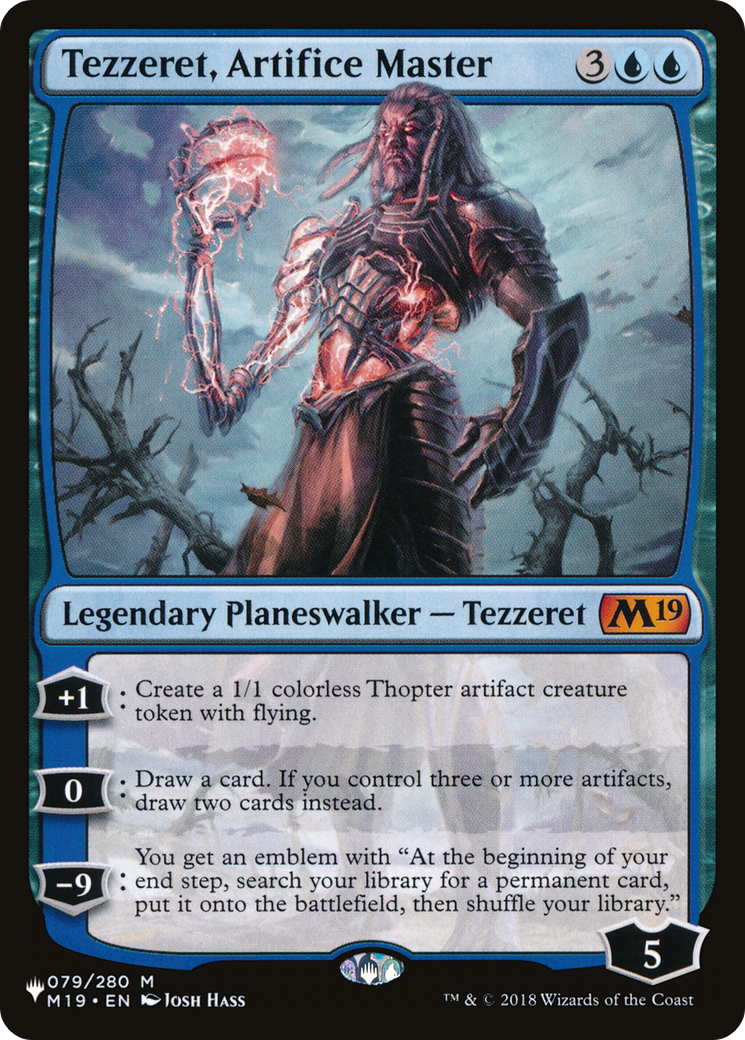 Tezzeret, Artifice Master |  (M19-79) [The List]