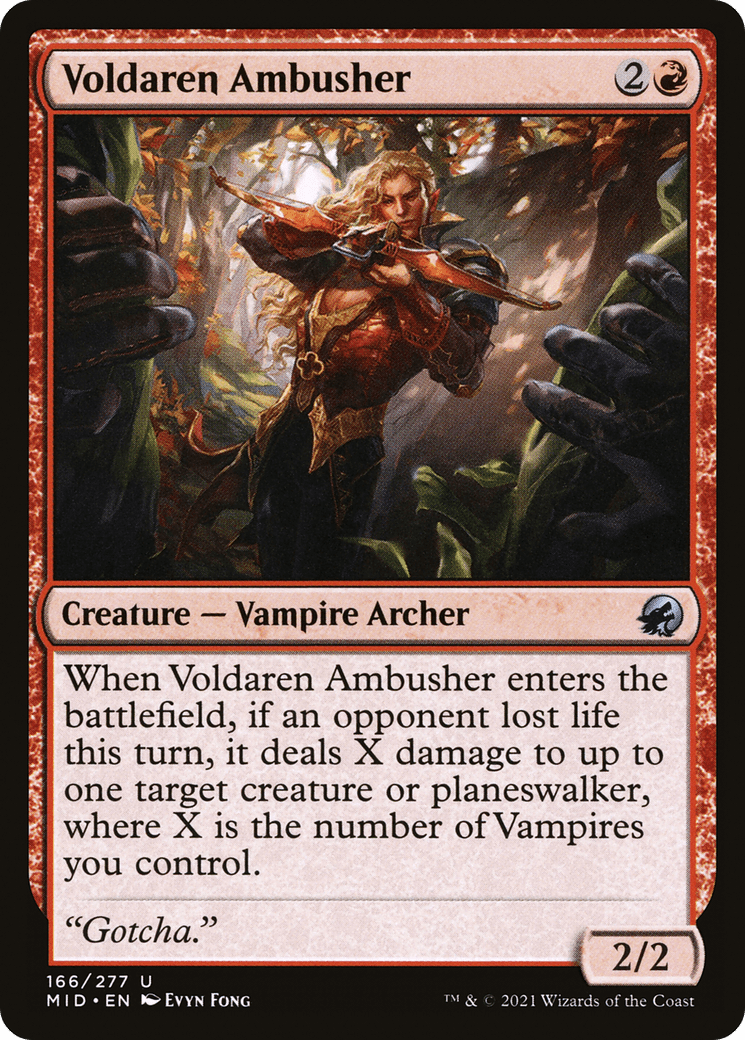 Voldaren Ambusher [Innistrad: Midnight Hunt] Foil