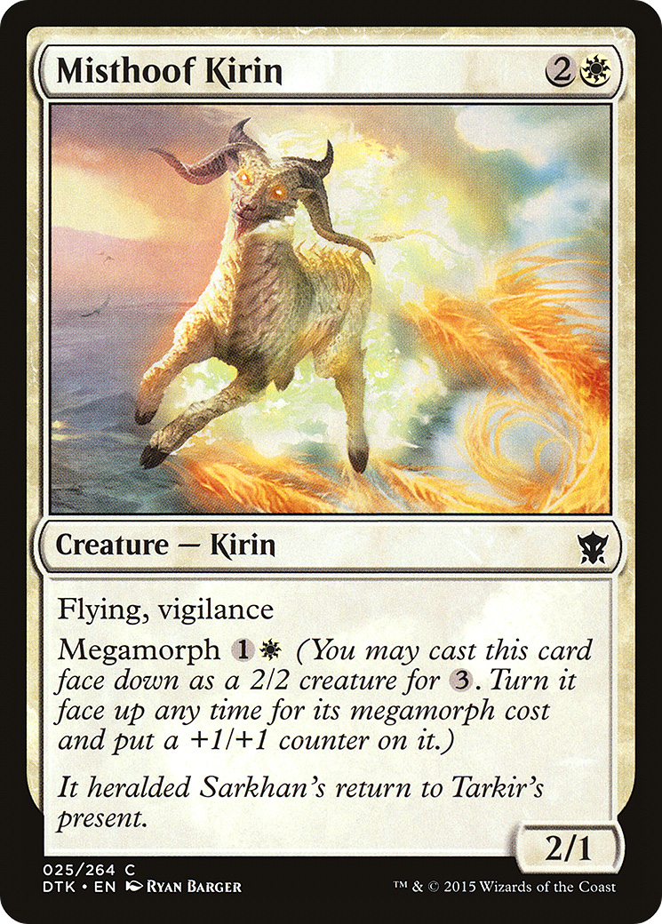 Misthoof Kirin [Dragons of Tarkir] Foil