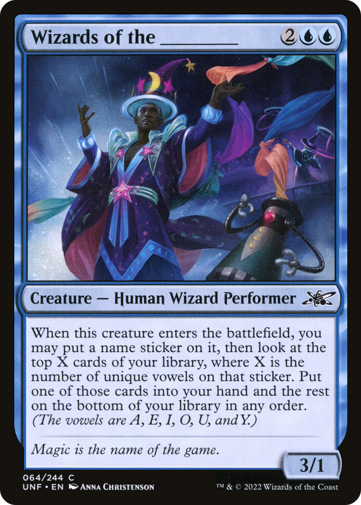 Wizards of the _____ [Unfinity] Foil