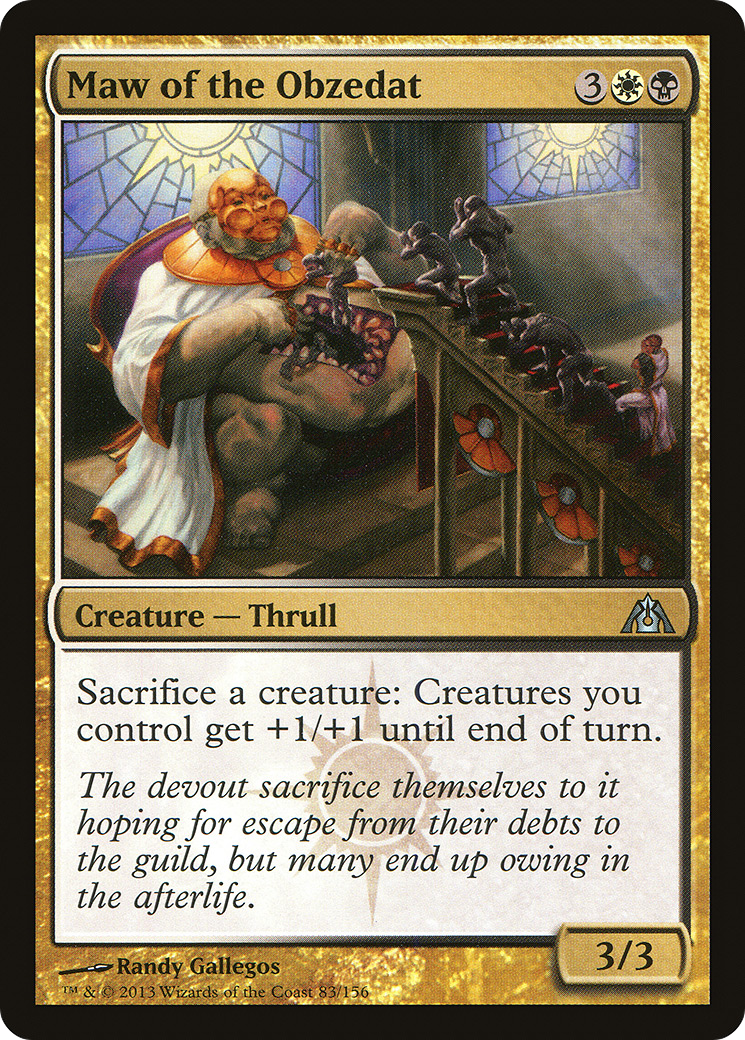 Maw of the Obzedat [Dragon's Maze] Foil