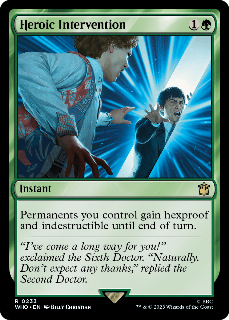Heroic Intervention [Doctor Who] Foil