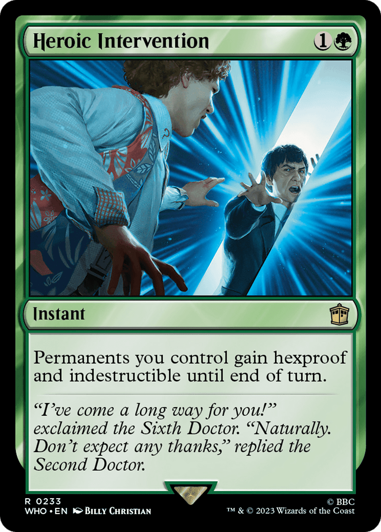 Heroic Intervention [Doctor Who] Foil