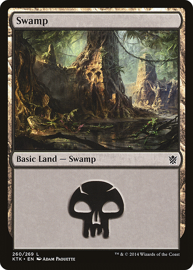 Swamp (260) [Khans of Tarkir] Foil