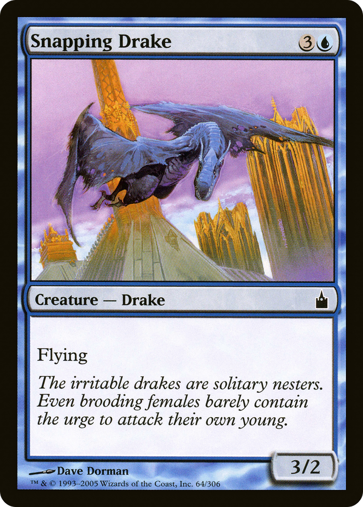 Snapping Drake [Ravnica: City of Guilds] Foil