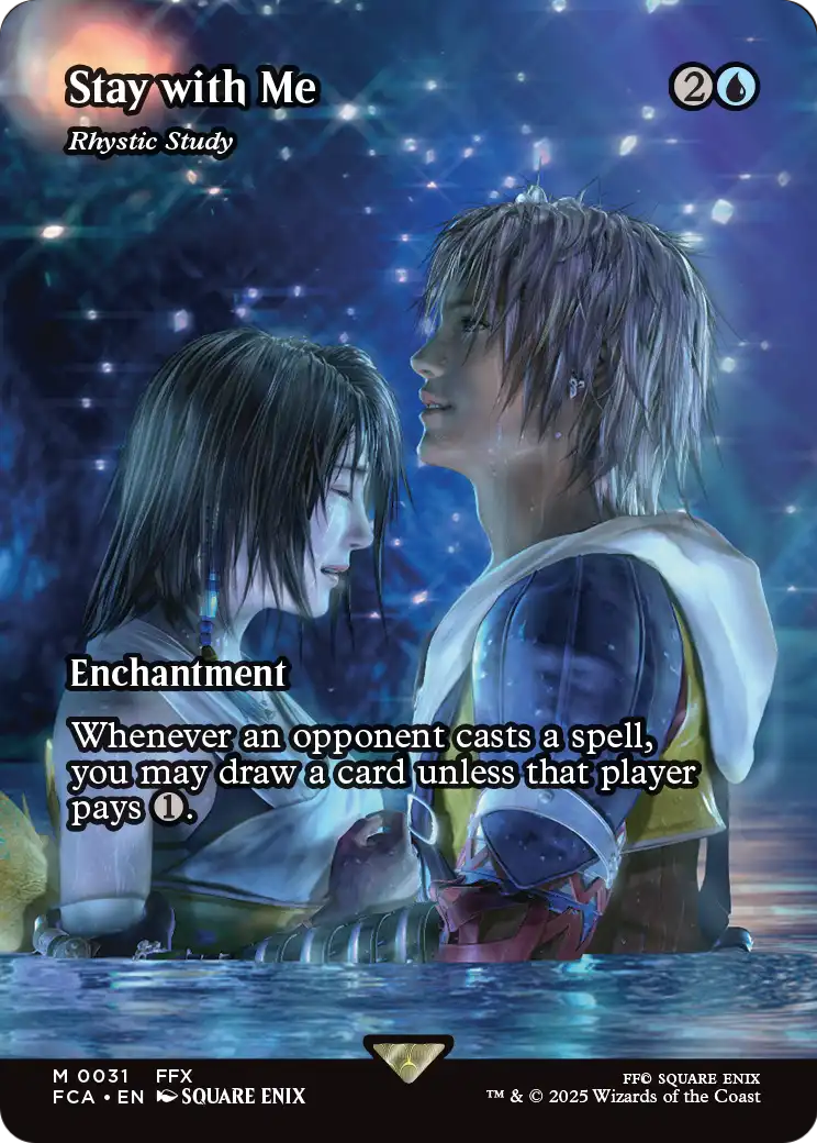 Stay with Me - Rhystic Study (Showcase) (031) [FINAL FANTASY: Through the Ages]