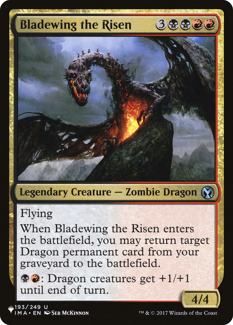 Bladewing the Risen |  (IMA-193) [The List]