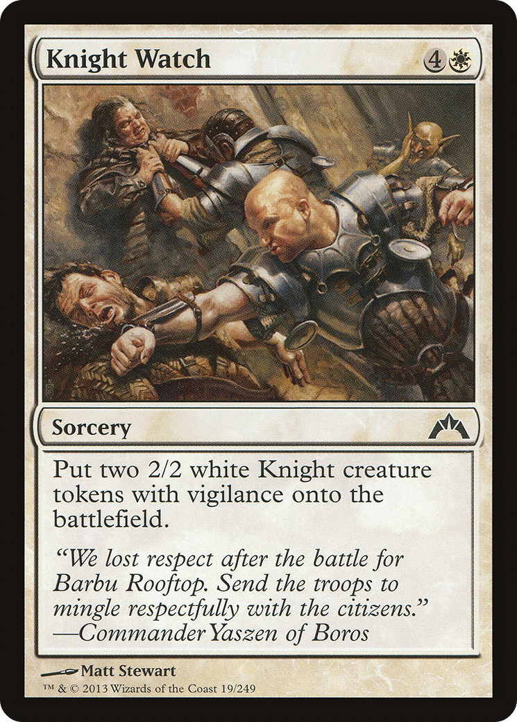Knight Watch [Gatecrash] Foil