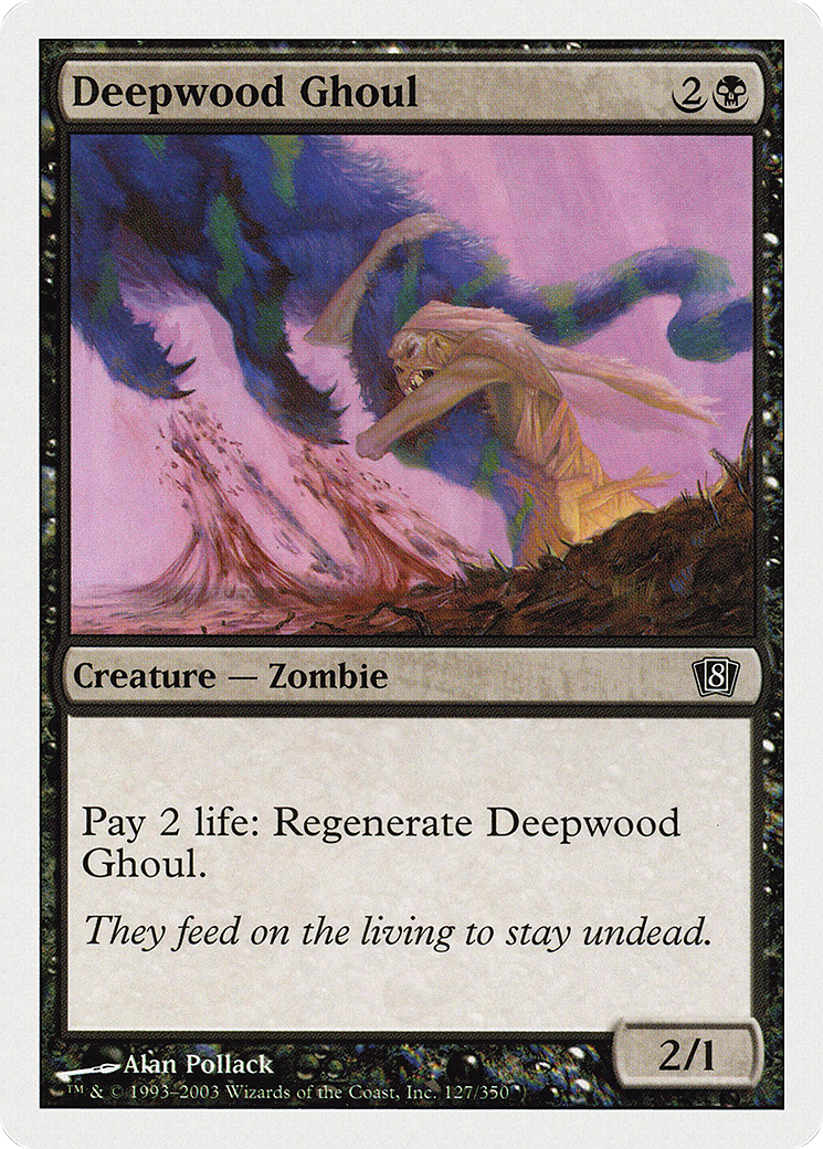 Deepwood Ghoul [Eighth Edition] Foil