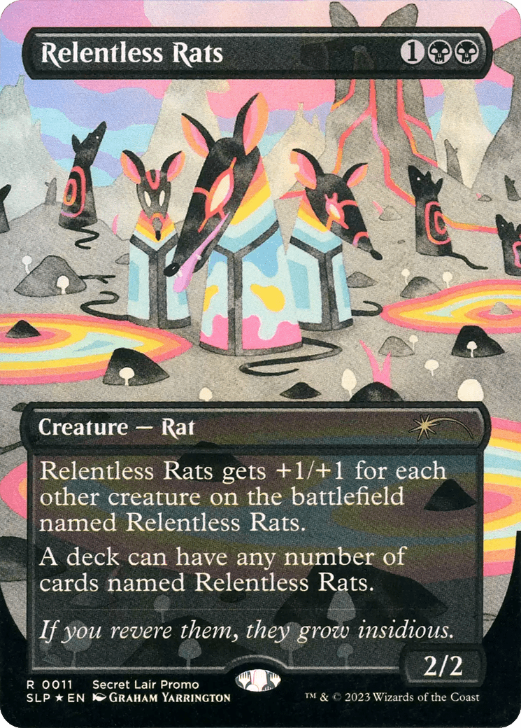 Relentless Rats (0011) [Secret Lair Showdown] Foil