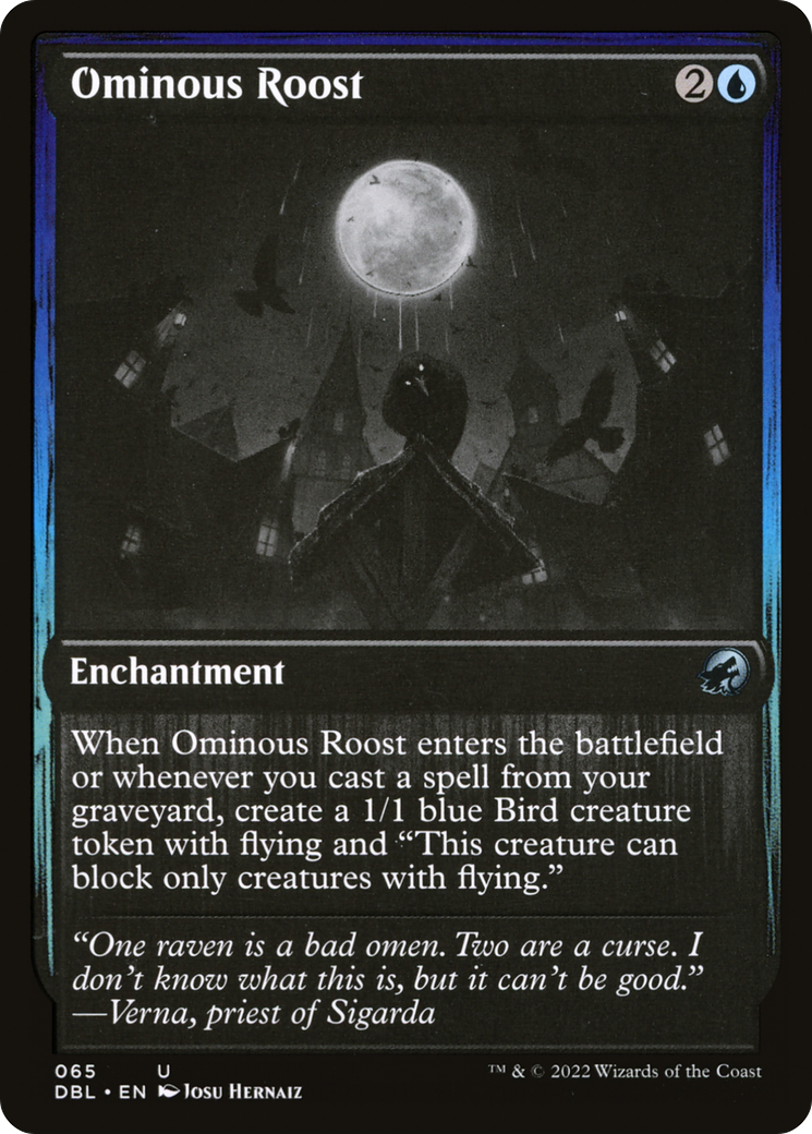 Ominous Roost [Innistrad: Double Feature] Foil