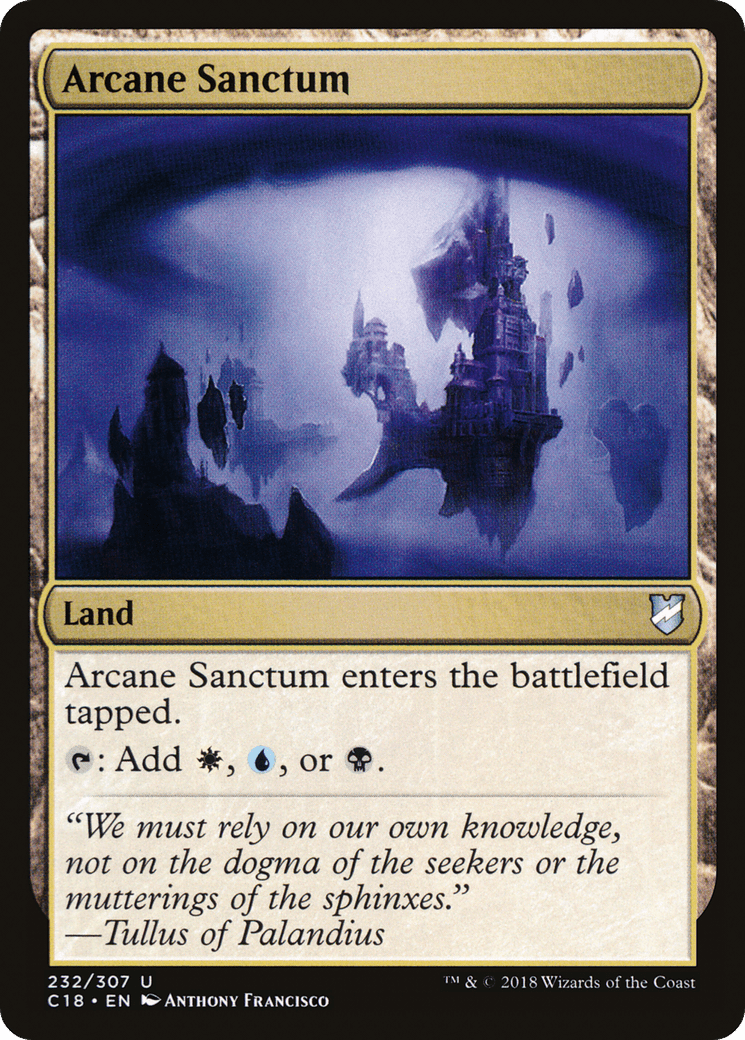 Arcane Sanctum [Commander 2018] Foil