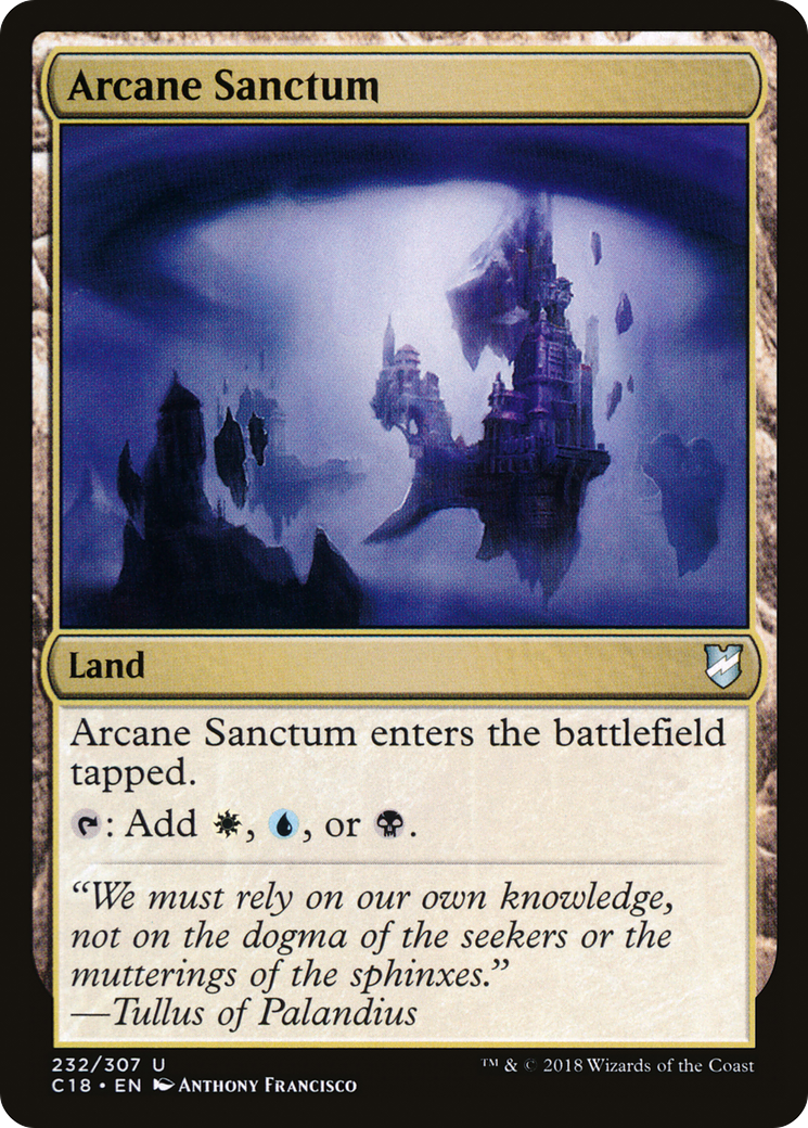 Arcane Sanctum [Commander 2018] Foil
