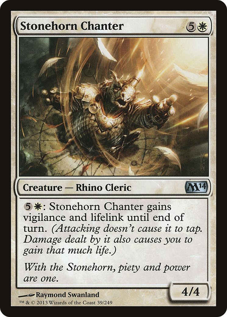 Stonehorn Chanter [Magic 2014] Foil