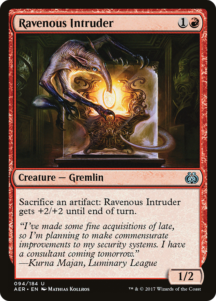 Ravenous Intruder [Aether Revolt] Foil