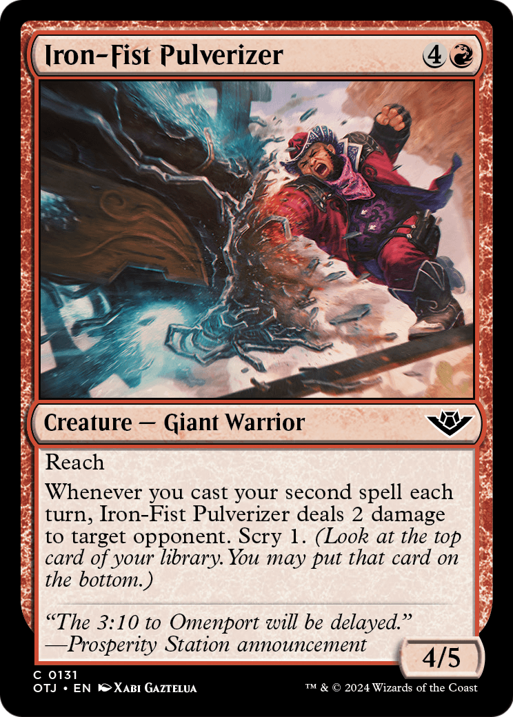 Iron-Fist Pulverizer [Outlaws of Thunder Junction] Foil