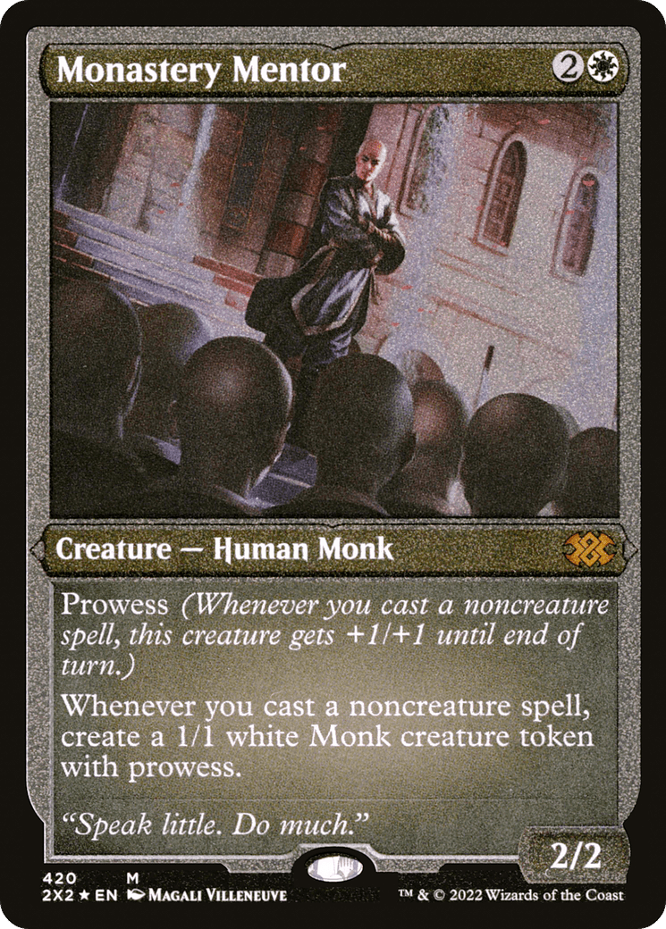 Monastery Mentor |  Foil (420) [Double Masters 2022]