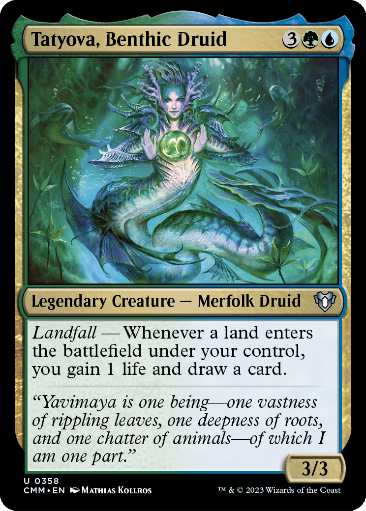Tatyova, Benthic Druid [Commander Masters] Foil