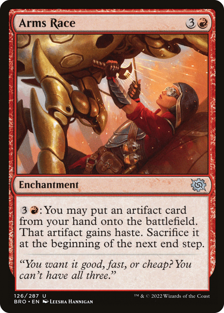 Arms Race [The Brothers' War] Foil