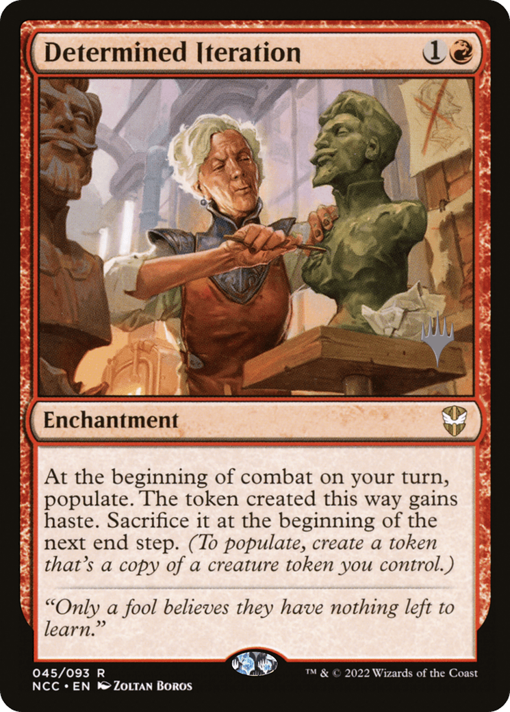 Determined Iteration (Promo Pack) [Streets of New Capenna Commander Promos]