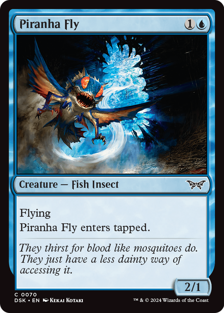 Piranha Fly [Duskmourn: House of Horror] Foil