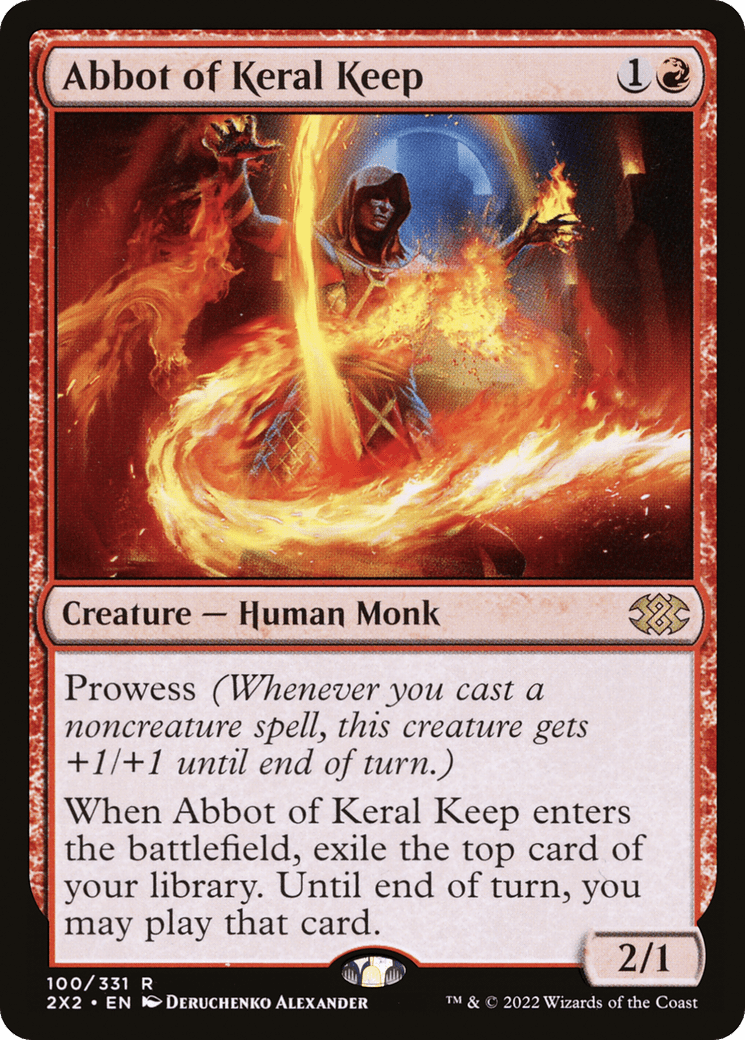 Abbot of Keral Keep [Double Masters 2022] Foil