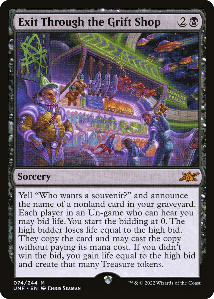 Exit Through the Grift Shop [Unfinity] Foil